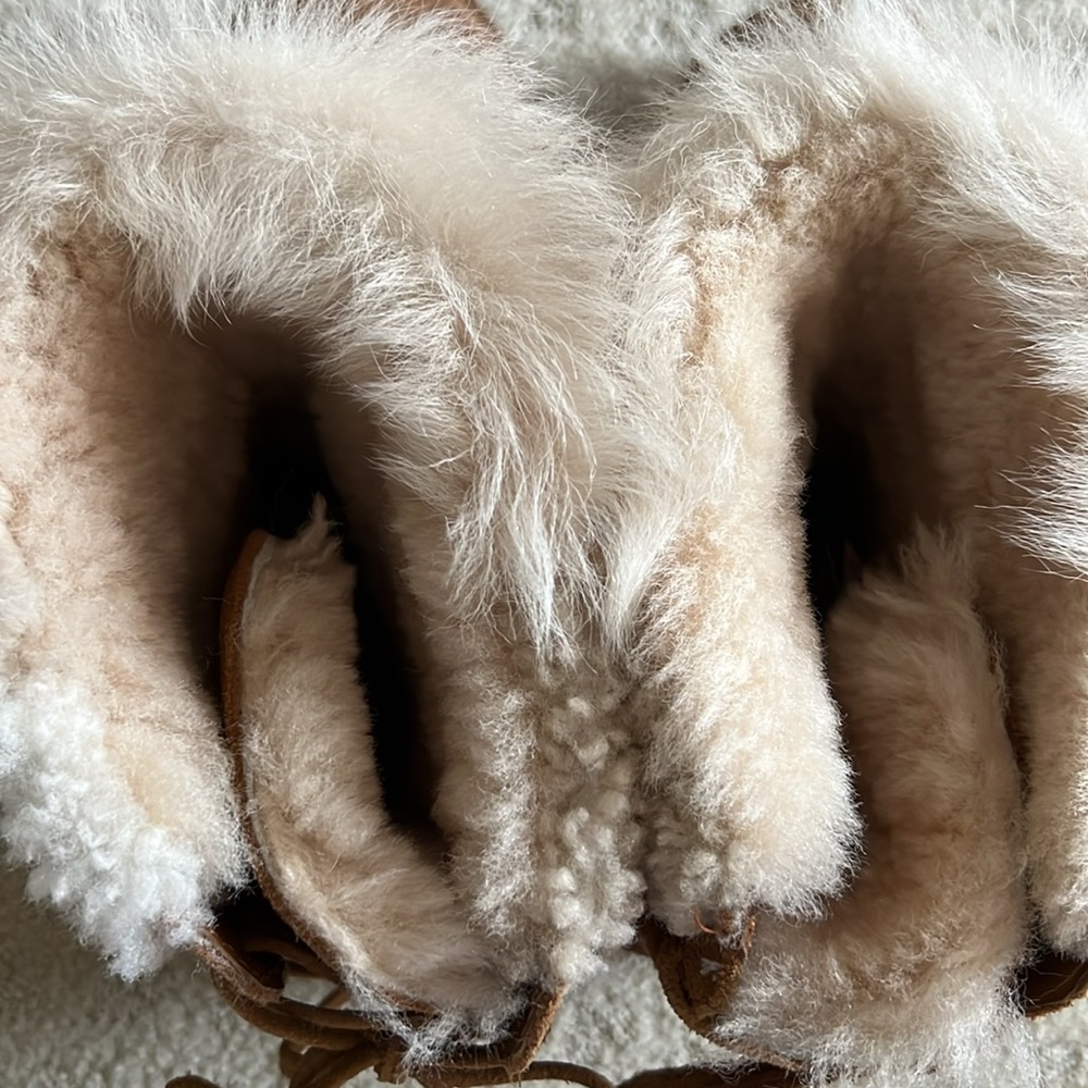 Ugg Women’s Size 9 Patchwork Chestnut Fluff - image 5